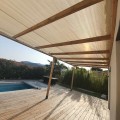 Filet de couverture de pergola - Ombrage important (± 95%) - plusieurs coloris - perméable