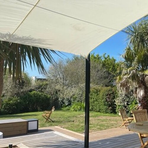 1pc Rectangle Shade Sail Pour Arrière-cour, Tissu Dombrage Solaire,  Couverture Dombrage De Pergola Pour Jardin Balcon, Auvent Dombrage De Pont,  Pour Patio Extérieur Pergola Cour Arrière, Trouvez De Bonnes Affaires  Maintenant