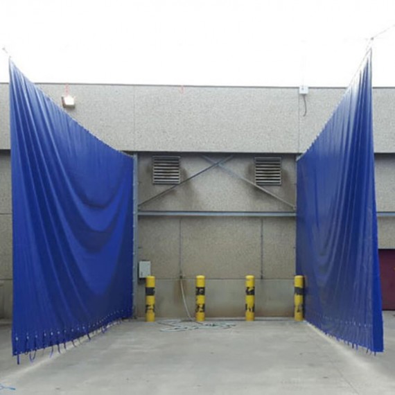 Bâche industrielle haute résistante revêtement PVC - 570 g/m²