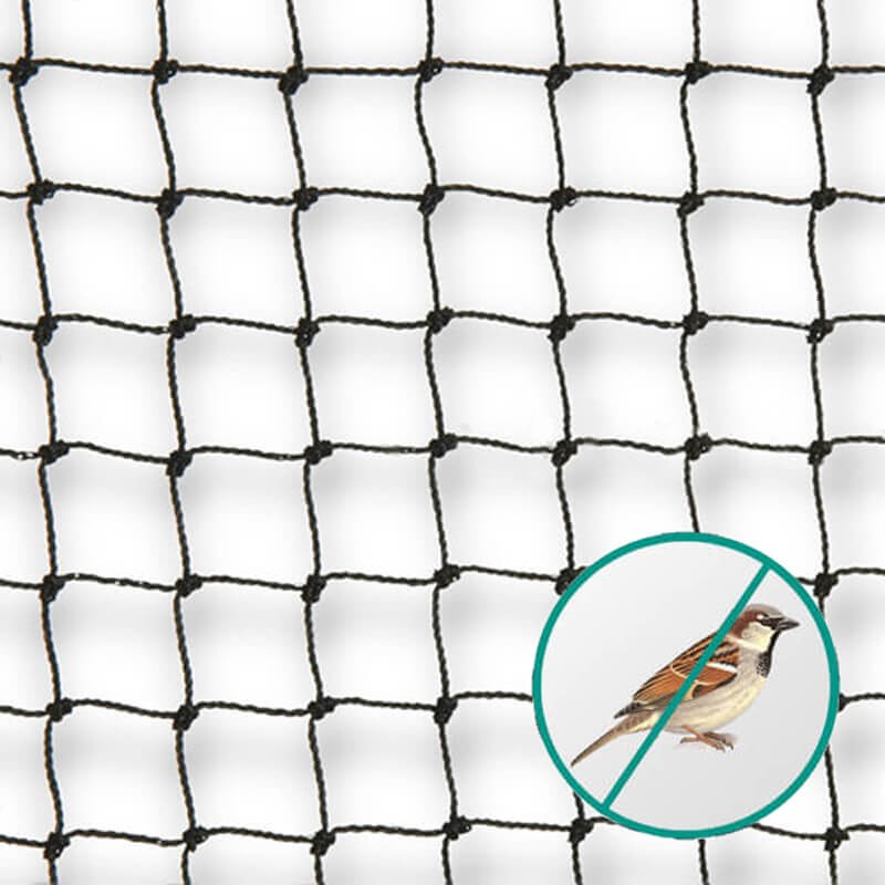Filet anti-moineaux ignifugé sur mesure  - Mailles 19 mm