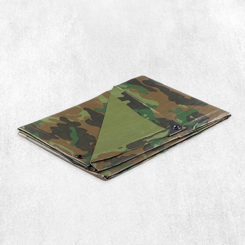 Bâche camouflage avec angles renforcés 140 g/m²