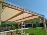 Filet de couverture de pergola - Ombrage important (± 95%) - plusieurs coloris - perméable