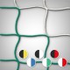 Paire de filets pour but de compétition européen de foot à 11 (Séniors) - Mailles 120 mm - ∅ 4 mm - bi-couleur