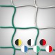 Paire de filets pour but de compétition trapézoïdal de foot à 11 (Séniors)  - Mailles 120 mm - ∅ 4 mm - bi-couleur