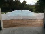 Filet anti-feuilles et salissures sur mesure - Mailles 1 x 1 mm - 110 g/m²