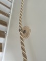 Anneau de support pour corde ø 28 à 38 mm - Laiton, chromé ou inox