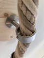 Anneau de support pour corde ø 28 à 38 mm - Laiton, chromé ou inox