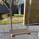 Balançoire réglable chanvre synthétique - Bois clair - Cordage polypropylène ∅ 12 mm