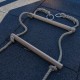 Échelle de corde chanvre synthétique - 2 anneaux - Cordage polypropylène ∅ 12 mm