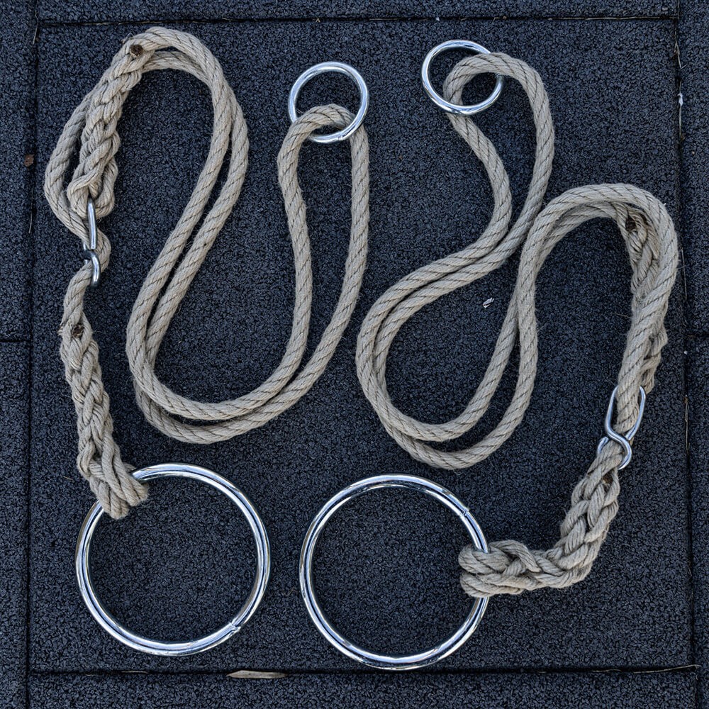 Corde à anneaux réglable chanvre synthétique - Polypropylène ∅ 12 mm
