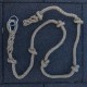 Corde à nœuds chanvre synthétique - 1 anneau - Cordage polypropylène ∅ 16 mm