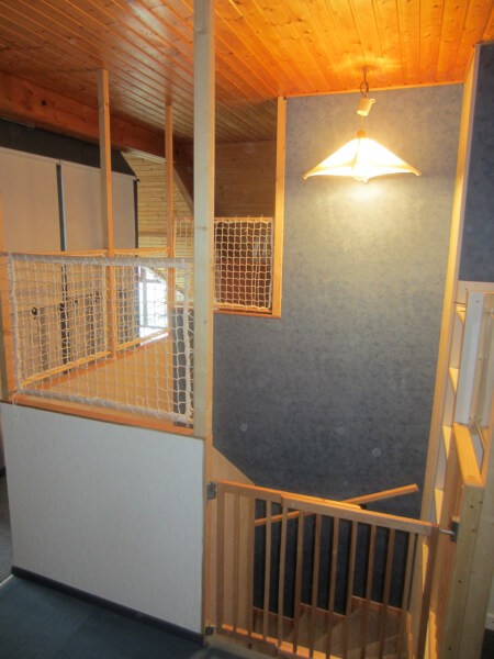 Filet garde-corps polyamide pour sécurisé une cage d'escalier