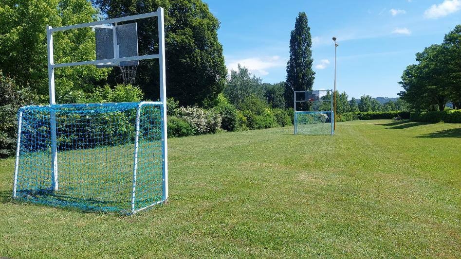 File vert de but de handball maille 100 mm