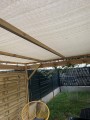 Filet de couverture de pergola - Ombrage important (± 95%) - plusieurs coloris - perméable