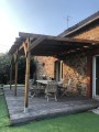 Filet de couverture de pergola - Ombrage important (± 95%) - plusieurs coloris - perméable