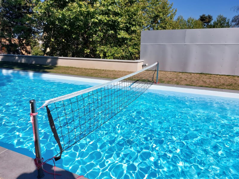 Filet de volley installation pour piscine