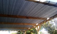 Filet de couverture de pergola - Ombrage important (± 95%) - plusieurs coloris - perméable