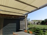 Filet de couverture de pergola - Ombrage important (± 95%) - plusieurs coloris - perméable