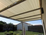 Filet de couverture de pergola - Ombrage important (± 95%) - plusieurs coloris - perméable