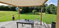 Filet de couverture de pergola - Ombrage important (± 95%) - plusieurs coloris - perméable