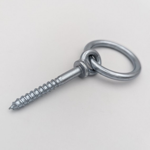 Anneau d'écurie à vis à bois Ø 8 à 10 mm
