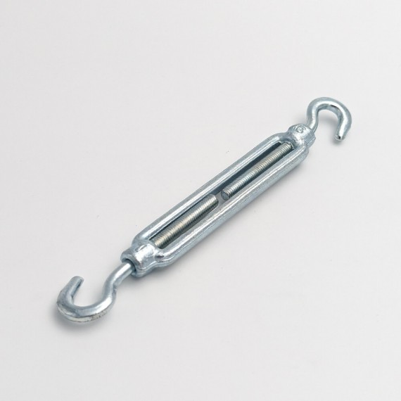 Tendeur crochet/crochet en acier inoxydable - Pour câble 3, 5 et 6 mm