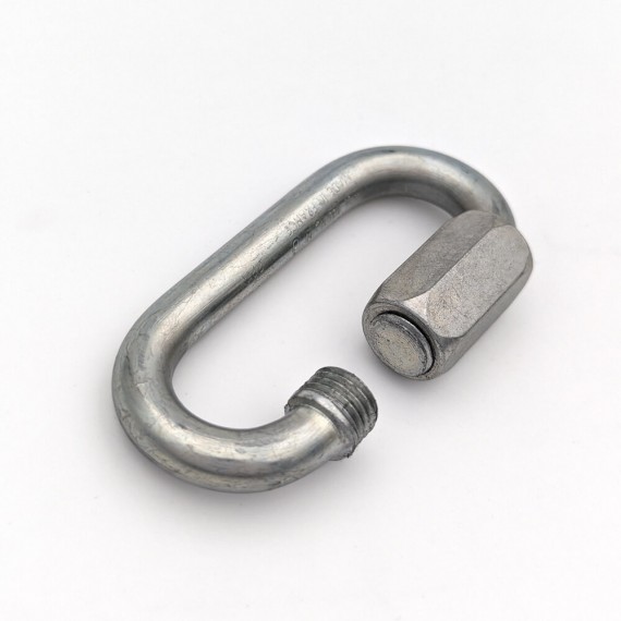Maillon rapide pour filets antichute EN1263-1