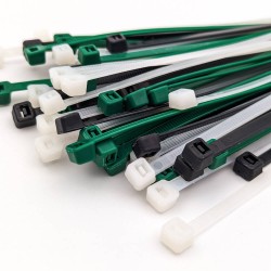 Lot de colliers serre-câble rilsan en nylon