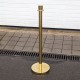 Poteau de rampe avec base lestée - Chrome, inox, laiton ou black design