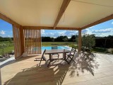 Bâche PVC imperméable pour pergola - Couleur au choix - 640g/m² - imperméable