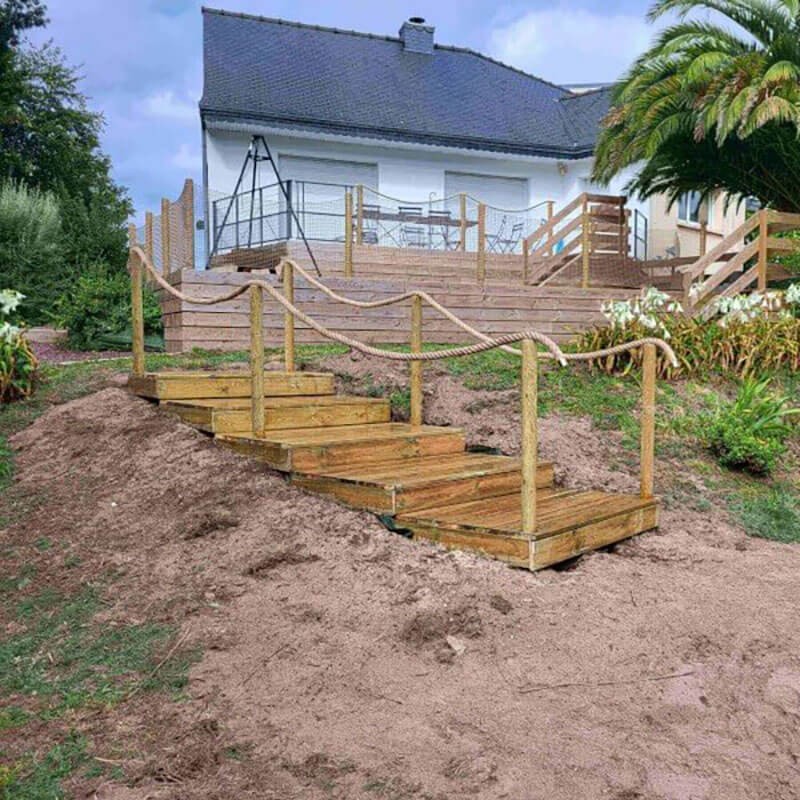 Bobine de cordage pour rampe d'escalier