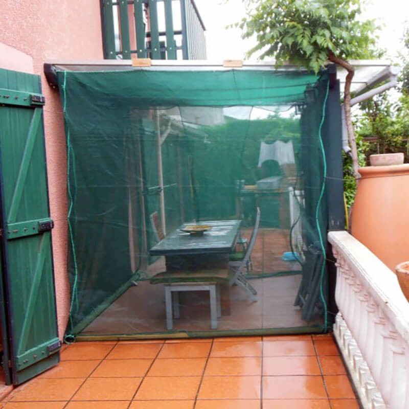 Rouleau de filet anti-insectes / moustiques - Mailles 1 mm - 110 g/m²