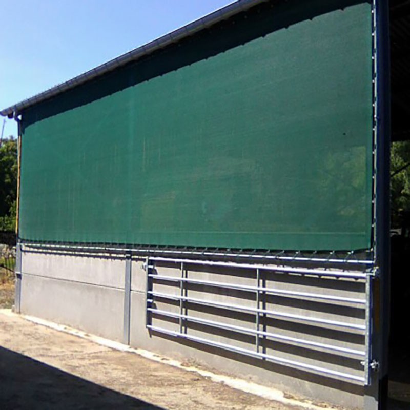 Filet brise vent - filtration 70% - vert