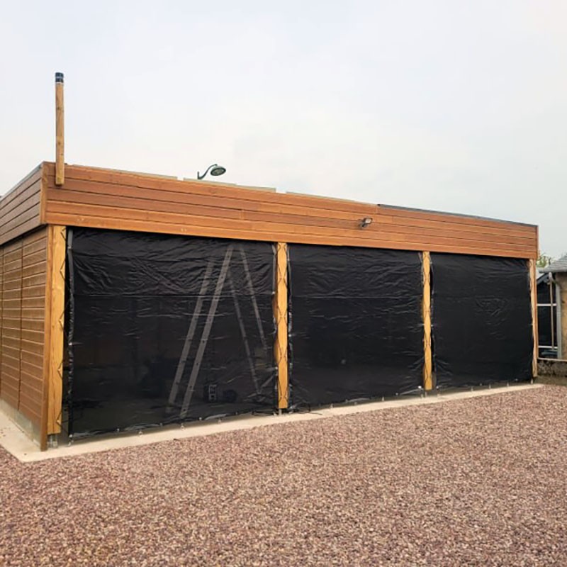 Filet brise vent - filtration 90% - vert ou noir