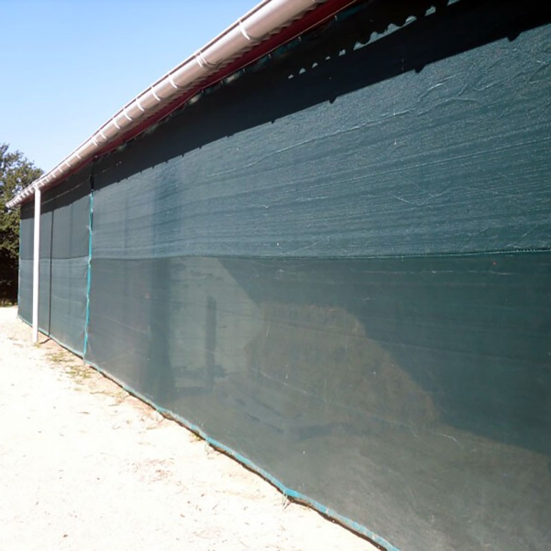 Filet brise vent - filtration 90% - vert ou noir