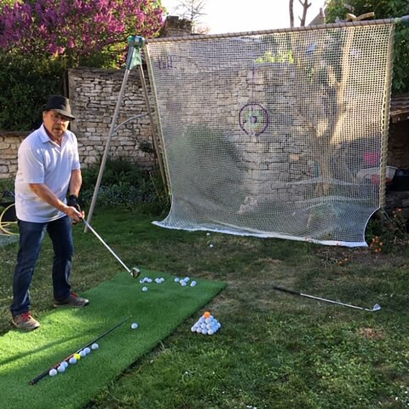 Filet de practice de Golf doublé pour tir à courte portée