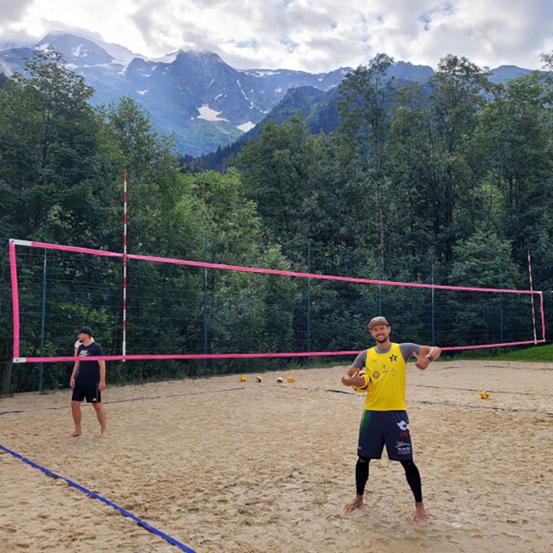 Filet beach volley - mailles 100 mm