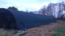 Rouleau filet d'ombrage pour serre agricole - Longueur 100 m - Monofils - Ombrage élevé (± 70%)