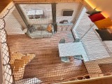 Filet d'habitation sans noeuds - Mailles 30 mm - ∅ 5 mm - intérieur