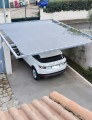 Filet de couverture de pergola - Ombrage important (± 95%) - plusieurs coloris - perméable
