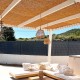 Toile d’ombrage coco ultra dense pour pergola