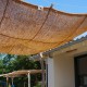 Voile d’ombrage en coco à suspendre multi points d’attache