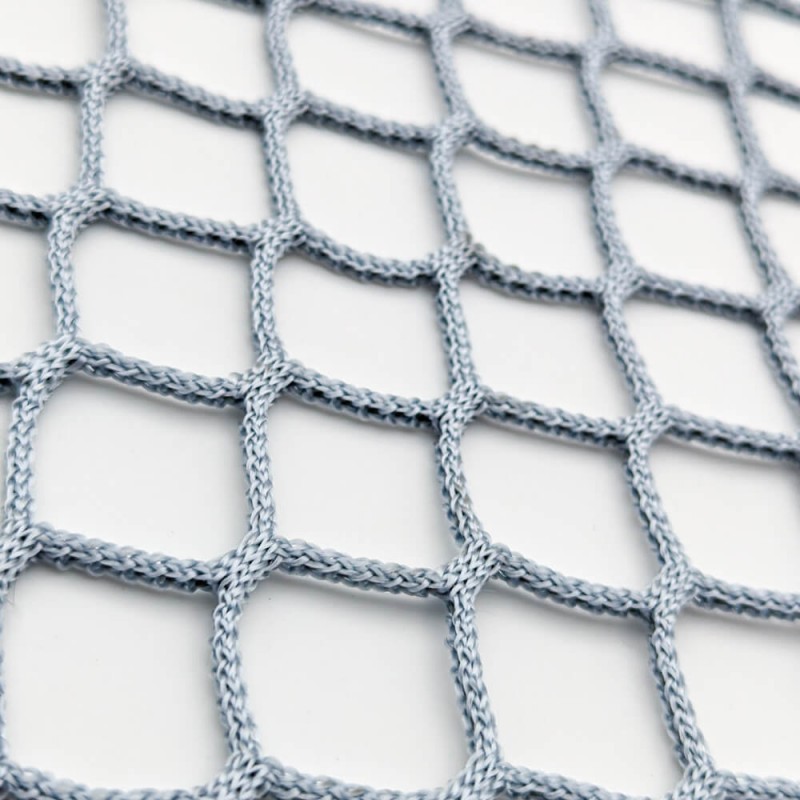 Filet de protection gris / blanc / noir - Mailles 30 mm