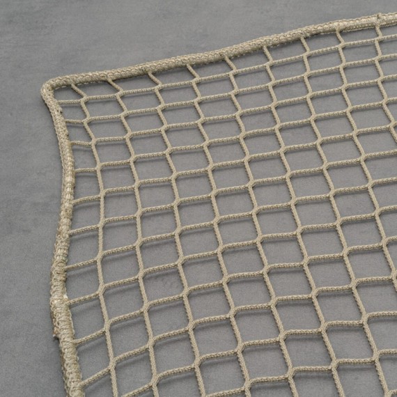 Filet de protection couleur chanvre - Mailles 45 mm - ∅ 3 mm