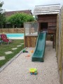 Filet de protection enfants standard - Mailles 25 x 25 mm - ∅ 2 mm - Tressé noué