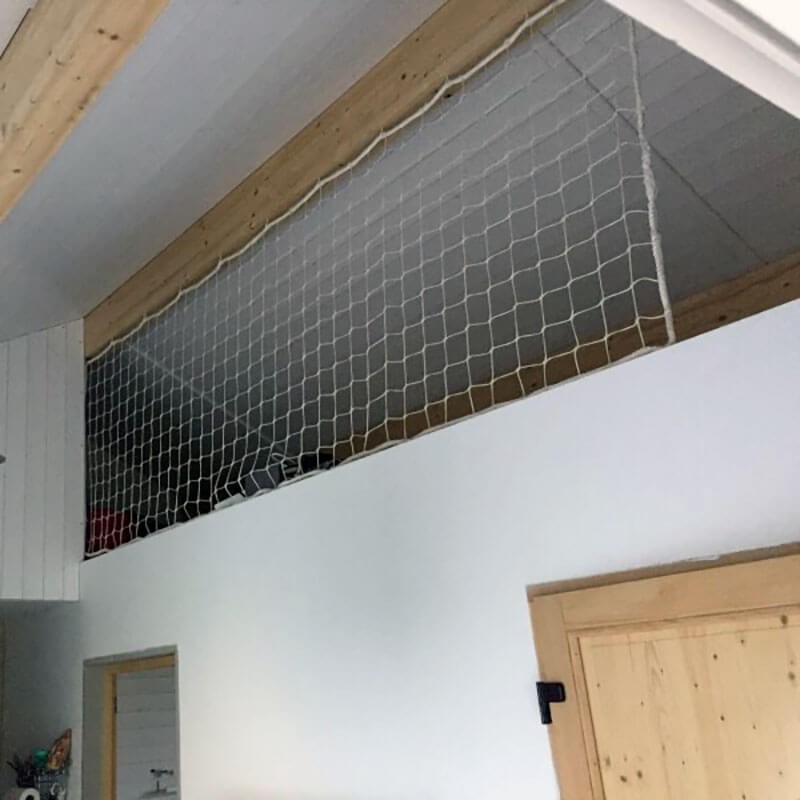 Filet de protection garde-corps 100 x 100 mm EN 1263-1 sur-mesure