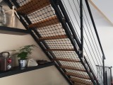 Filet garde-corps EN 1263-1 sur-mesure - Mailles 50 mm - ∅ 4,75 mm