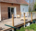 Filet garde-corps EN 1263-1 sur-mesure - Mailles 50 mm - ∅ 4,75 mm