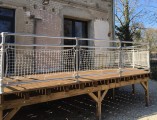 Filet garde-corps EN 1263-1 sur-mesure - Mailles 50 mm - ∅ 4,75 mm