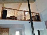 Filet garde-corps EN 1263-1 sur-mesure - Mailles 50 mm - ∅ 4,75 mm